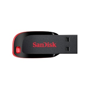 sandisk cruzer blade 128gb usb 20 flash drive pendrive red 5y warranty sdcz50-128g-i35