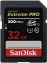 SanDisk SDSDUN4-256G-GN6IN Extreme Pro 32 GB SDHC UHS-I Card Class 10 300 Mbps  Memory Card Compatible with Camera