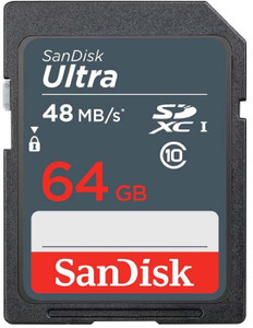 SanDisk SDSDUNB-064G-GN3IN 320X Camera 64 GB Ultra