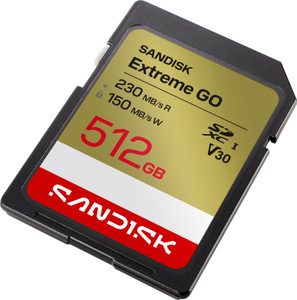 SanDisk SDSDXGN-512G-GNCIN SANDISK Extreme GO SD UHS-I
