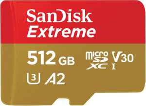 SanDisk SDSQXA1-512G-GN6MN Extreme 512 GB MicroSDXC UHS