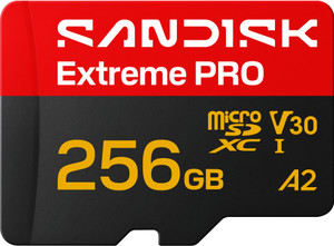 sandisk sdsqxcj-256g-gs6ma sandisk extreme pro microsd uhs-i card 256 gb microsdxc class 10 250 mbs  memory card compatible with mobile computer tablet camera gaming console