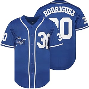 the sandlot benny the jet rodriguez michael squints palledorous alan yeah-yeah mcclennan bel air 3d print baseball jersey