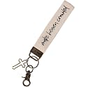 SANDOO Make Heaven Crowded Christian Keychain - Jesus Protection Cross Keychain with Cute Cotton Wristlet