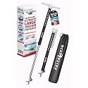 SandShark Anchor - Premium Screw in Boat Anchor, Pontoon Boat Anchor, Stainless Steel Shallow Water Anchor Pole, Sand Anchor w/Case - Essential Pontoon Boat Accessories