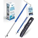 SandShark Anchor - Premium Screw in Boat Anchor, Pontoon Boat Anchor, Stainless Steel Shallow Water Anchor Pole, Sand Anchor w/Case - Essential Pontoon Boat Accessories