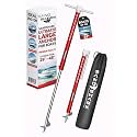 SandShark Anchor - Premium Screw in Boat Anchor, Pontoon Boat Anchor, Stainless Steel Shallow Water Anchor Pole, Sand Anchor w/Case - Essential Pontoon Boat Accessories