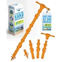 SandShark New Sport Boat Anchor and Jet Ski Anchor. Shallow Water Anchor Pole for Boat and PWC. Sand Anchor Kit for Boat and Kayak Anchor System. Easy Storage, High-Strength ABS