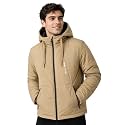 SANE Men39s Hooded Puffer Jacket Quilted Winter
