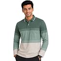 SANE ORIGINALS Full Sleeves Textured Polo Tshirt