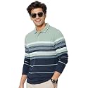 SANE ORIGINALS Full Sleeves Textured Polo Tshirt