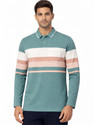 SANE ORIGINALS Striped Men Polo Neck Multicolor