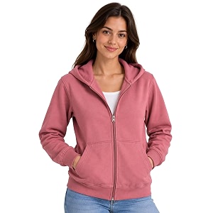SANE ORIGINALS Womens Cotton Blend Fleece Zip