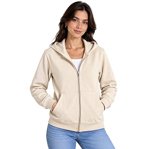 SANE ORIGINALS Womens Cotton Blend Fleece Zip