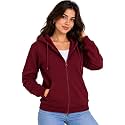 SANE ORIGINALS Womens Cotton Blend Fleece Zip