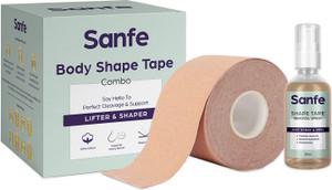 sanfe flix breast roll-body shaper  lifter breathable body support boobtape cotton peel and stick bra petals