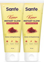Sanfe Kesar Instant Glow Exfoliating Gel AHA Based Dead Skin & Tan Removal Scrub