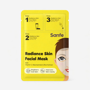 Sanfe Radiant Skin Facial Mask 3-Step