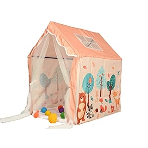 colorfull light weight kids play tent house for 3-13 year girls and boys multi color oreneg jungle