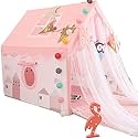 Colorfull Light Weight Kids Play Tent House for 3-13 Year Girls and Boys Multi Color. (Pink City =0012)