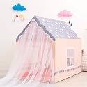Colorfull Light Weight Kids Play Tent House for 3-13 Year Girls and Boys Multi Color. (Orenge Star)