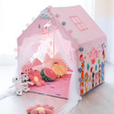SANGANIENTERPRICE Jumbo Size Extremely Light Weight , Water Proof Kitchen Kids Play Tent House for 10 Year Old Girls and Boys (Pink)