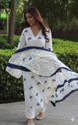 SANGOURI Women Kurti Pant Attached Dupatta Set