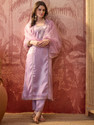 Sangria Embroidered Kurta TrouserPant Dupatta Set