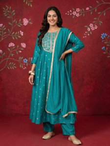 Sangria Women Kurta Pant Dupatta Set