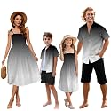 SANGTREE Family Matching Hawaiian Outfits , Casual Beach Travel Clothes ，Vacation Clothing Set for Women &amp; Men &amp; Girls &amp; Boys
