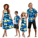 SANGTREE Family Matching Hawaiian Outfits , Casual Beach Travel Clothes ，Vacation Clothing Set for Women &amp; Men &amp; Girls &amp; Boys