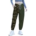 SANGTREE Girls &amp; Womens Drawstring Cargo Jogger Pants,3 Years - Women 3XL