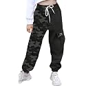 SANGTREE Girls &amp; Womens Drawstring Cargo Jogger Pants,3 Years - Women 3XL
