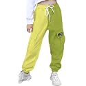 SANGTREE Girls &amp; Womens Drawstring Cargo Jogger Pants,3 Years - Women 3XL
