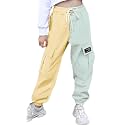 SANGTREE Girls &amp; Womens Drawstring Cargo Jogger Pants,3 Years - Women 3XL