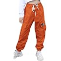 SANGTREE Girls &amp; Womens Drawstring Cargo Jogger Pants,3 Years - Women 3XL
