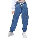 SANGTREE Girls &amp; Womens Drawstring Cargo Jogger Pants,3 Years - Women 3XL