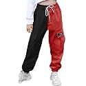 SANGTREE Girls &amp; Womens Drawstring Cargo Jogger Pants,3 Years - Women 3XL