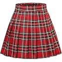 SANGTREE Girls Women39s Pleated Skirt Elastic Waist