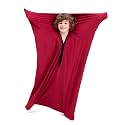 SANHO Sensory Sock Body Sock,Medium,Perfect for Children with Sensory Processing Disorder,Updated Version,Wine Red