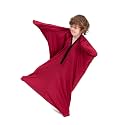 SANHO Sensory Sock Body Sock,Small,Perfect for Children with Sensory Processing Disorder,Updated Version,Wine Red