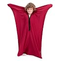 SANHO Sensory Sock Body Sock,X-Large,Good for Height:62"-73",Perfect for Children with Sensory Processing Disorder,Updated Version,Wine Red