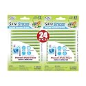 SANI 360° Sani Sticks Drain Cleaner & Deodorizer, 24 Count, Lime Honey