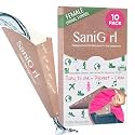 SaniGirl Disposable Pee Funnel for Women, Female Urinal Stand to Pee, 10 CT