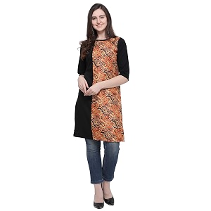 Sanisa Womens Crepe Digital Printed Kurta