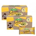 Sanissimo Salmas Salted, 40 packs of 3 Crackers, Oven Baked Corn Crackers, Gluten Free, Non GMO, Kosher Certified