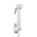SanituF HF-1452A Ring Jet Spray | ABS Ring White Health Faucet/Jet Spray for Toilet | with ABS 1.0 Meter Flexible Hose Pipe | with Hook | (Pack of 1) | (Ivory)
