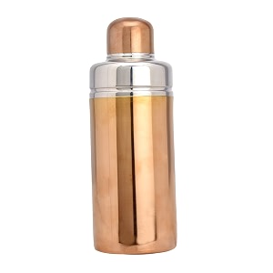 sanjeev kapoor bar ware cocktail shaker rose gold finish stainless steel