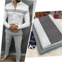 SANJEVAY Polycotton Solid Shirt & Trouser Fabric