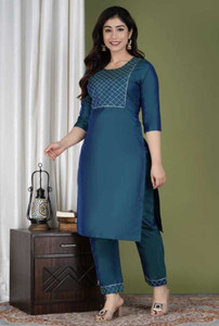 Sanjhfashion Women Kurta Palazzo Set